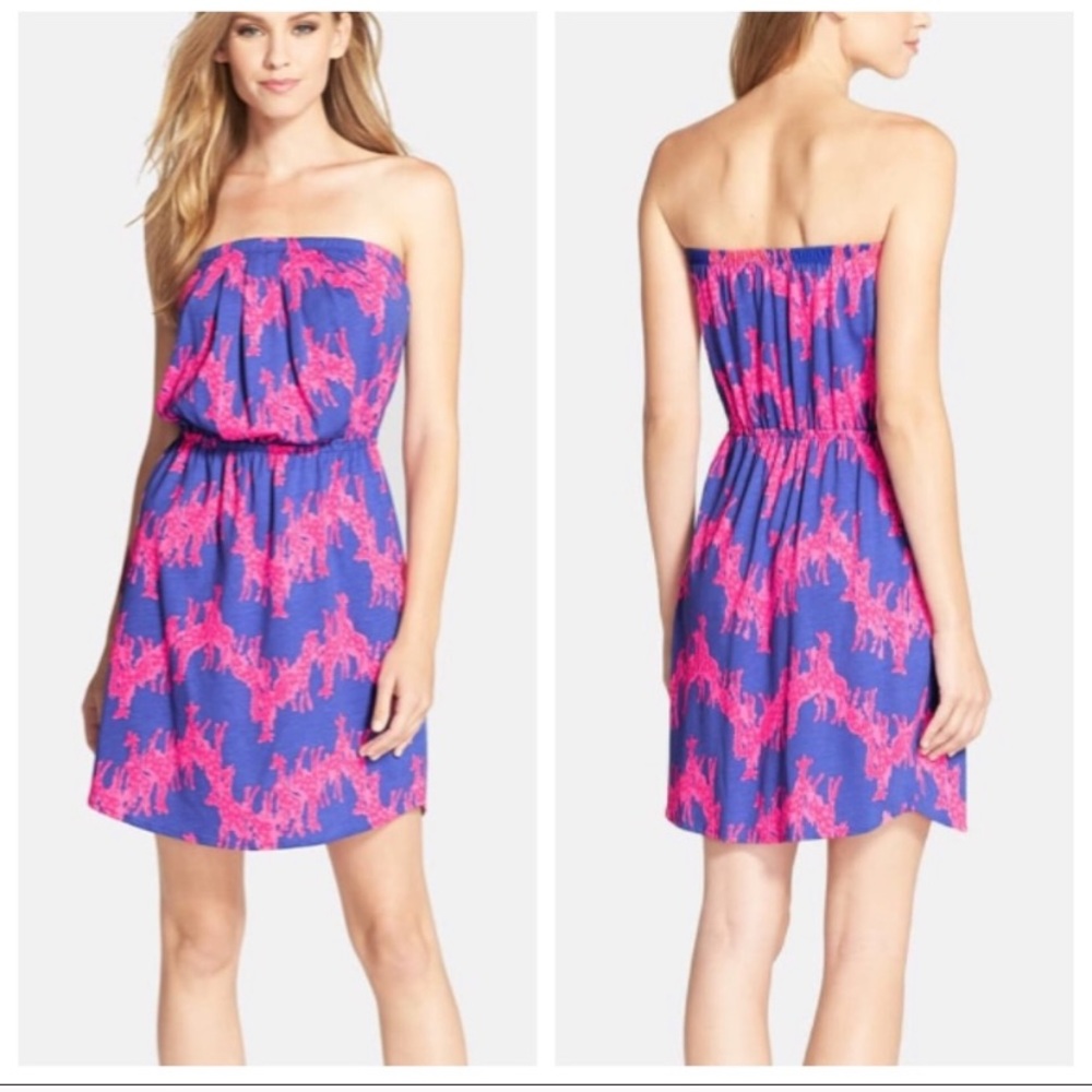 Lilly Pulitzer windsor strapless dress